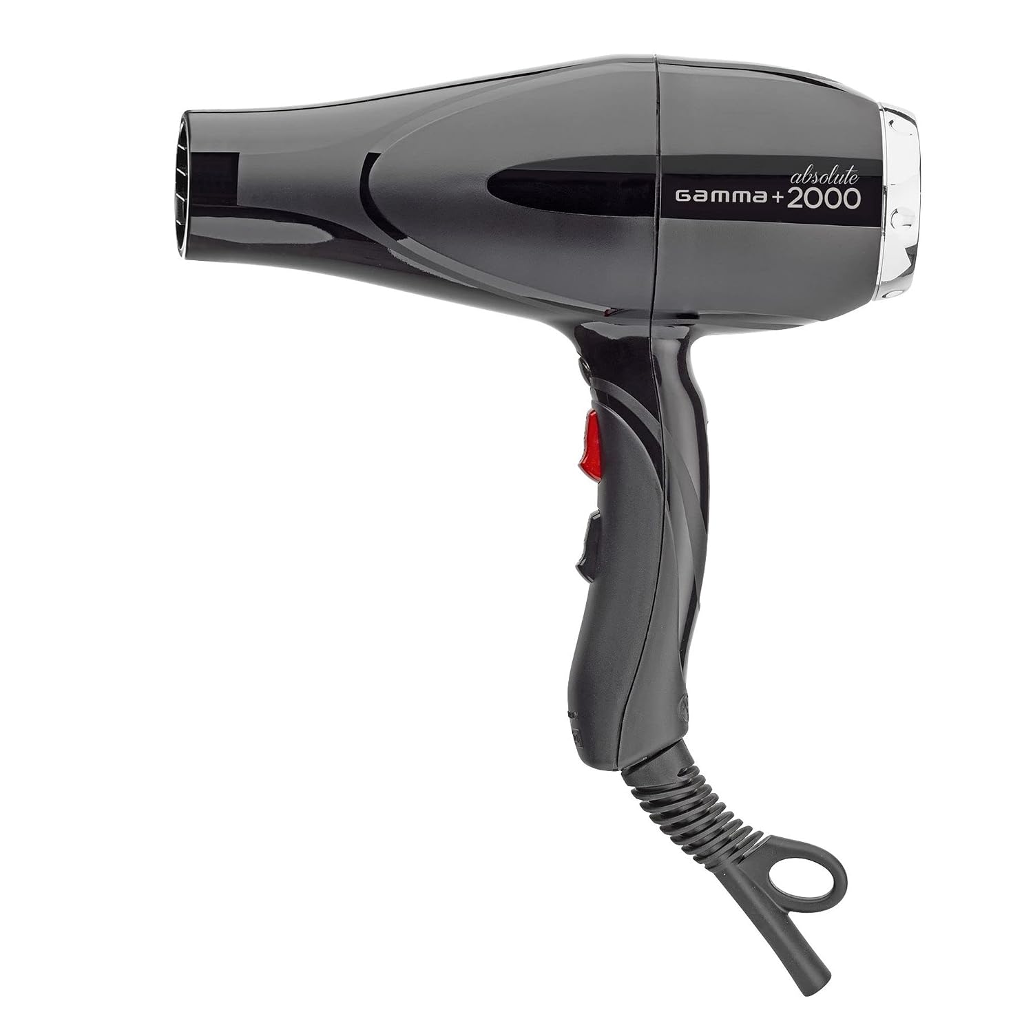 Gamma+ Absolute Power and Absolute 2000 Professional Tourmaline Ionic Unisex Hair Dryer with 2 Concentrator Nozzles