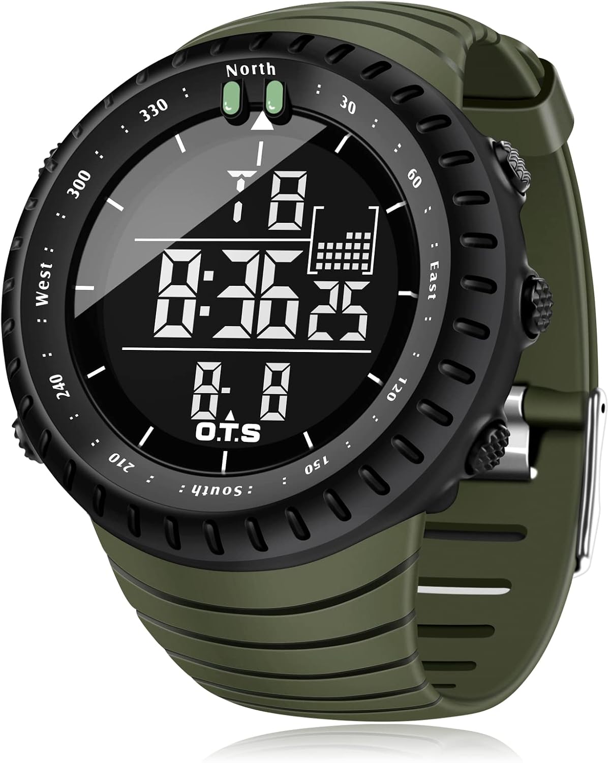 PALADA Men's Digital Sports Watch Waterproof Tactical Watch with LED Backlight Watches for Men