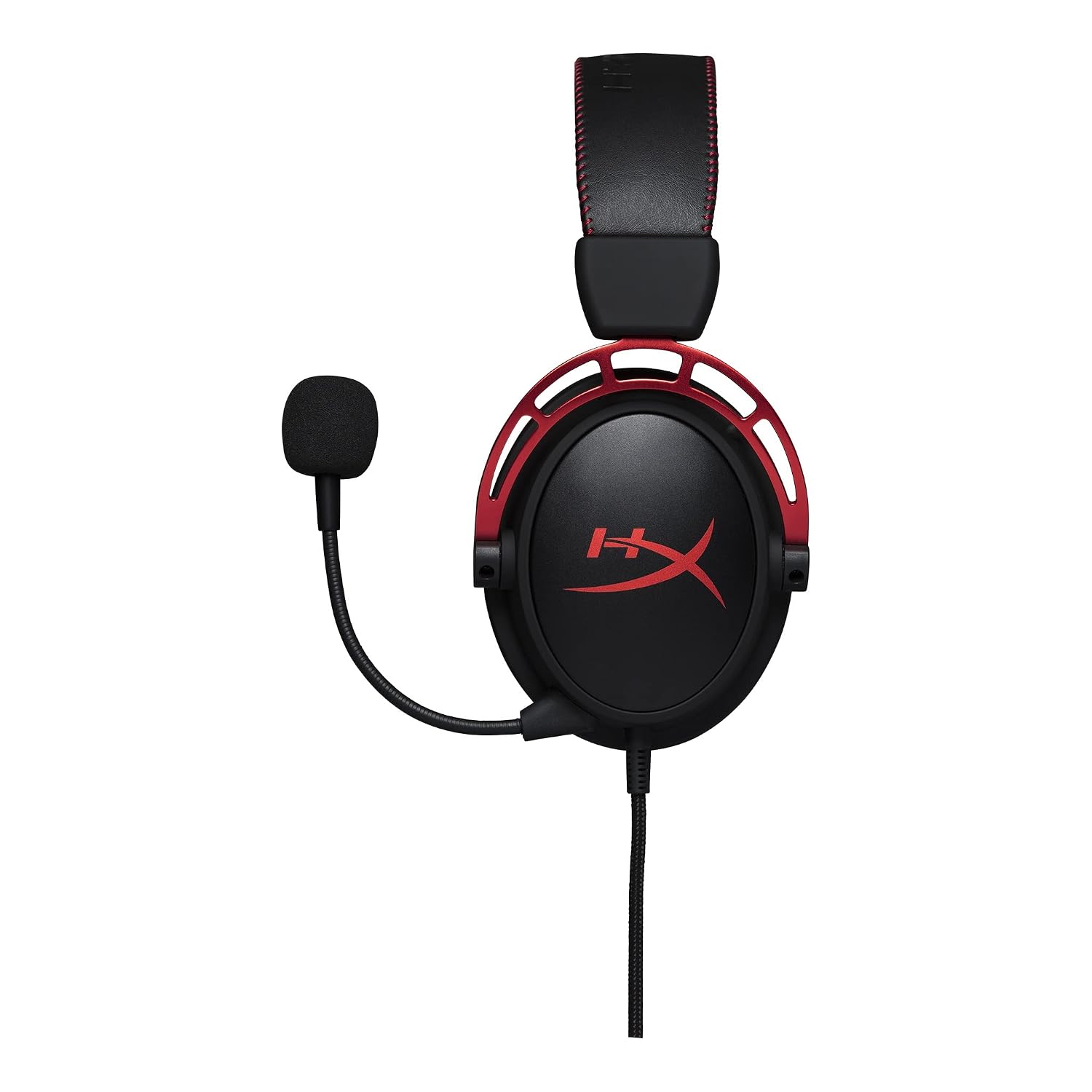 HyperX Cloud Alpha - Gaming Headset, Dual Chamber Drivers, Legendary Comfort, Aluminum Frame, Detachable Microphone, Works on PC, PS4, PS5, Xbox One, Xbox Series X|S, Nintendo Switch and Mobile – Red | Dual Chamber Drivers, Legendary Comfort, Aluminum Fr…