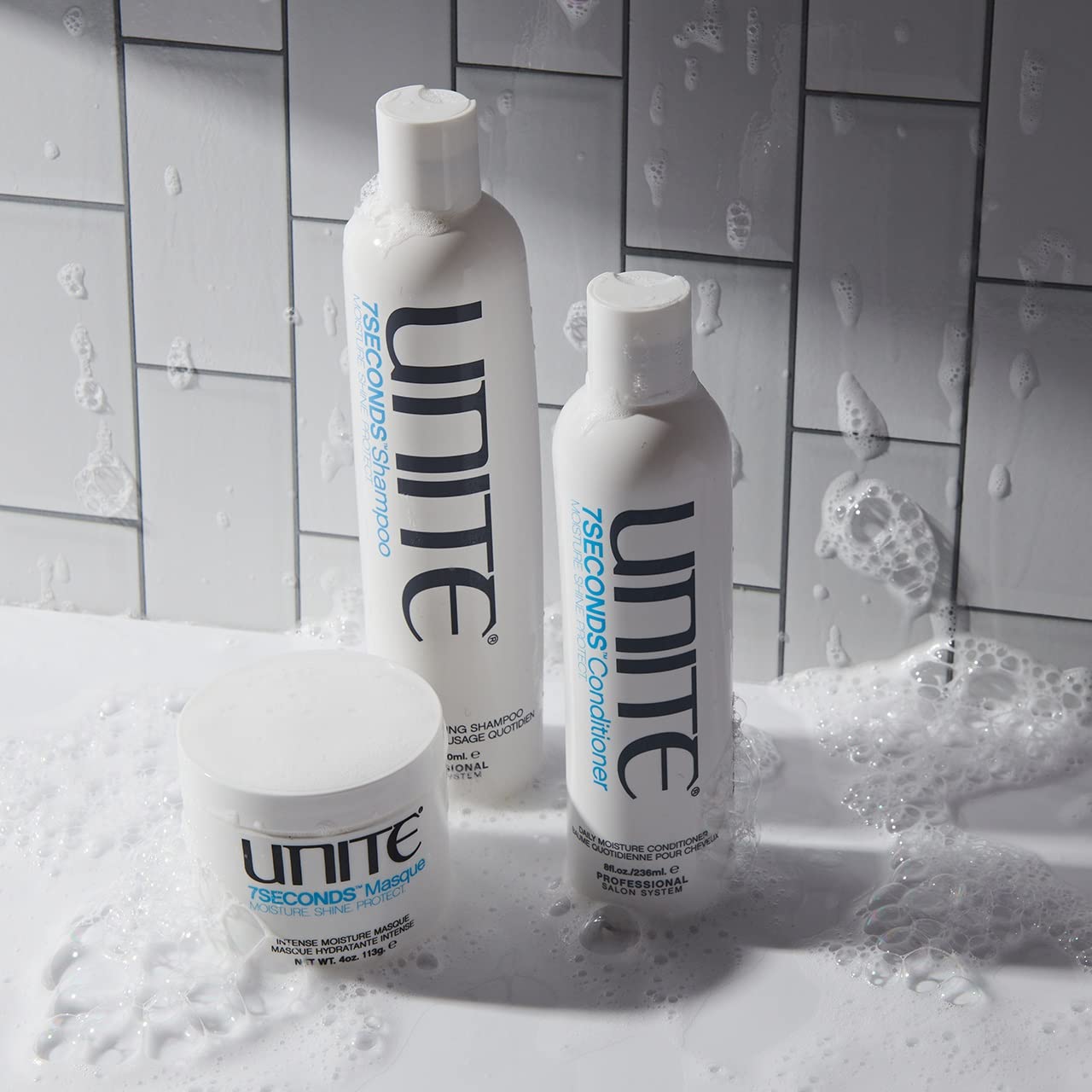 UNITE Hair 7SECONDS Moisturizing Conditioner, 8 fl oz | Daily Color-Safe Conditioner for Dry, Damaged & Color-Treated Hair