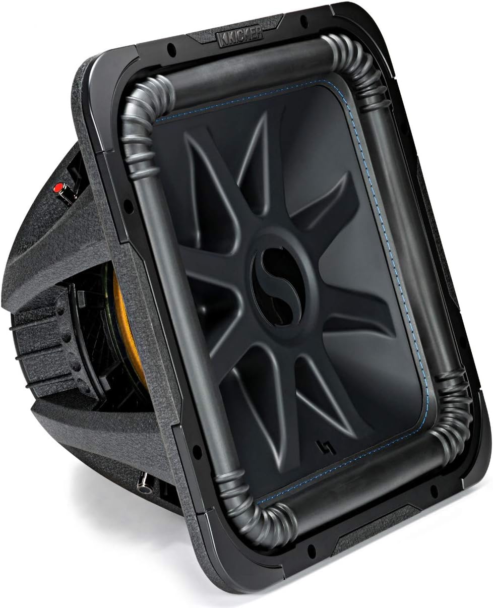 KICKER L7 15" Subwoofer with Box 44L7S152-RS 115SQV Vented Square Enclosure