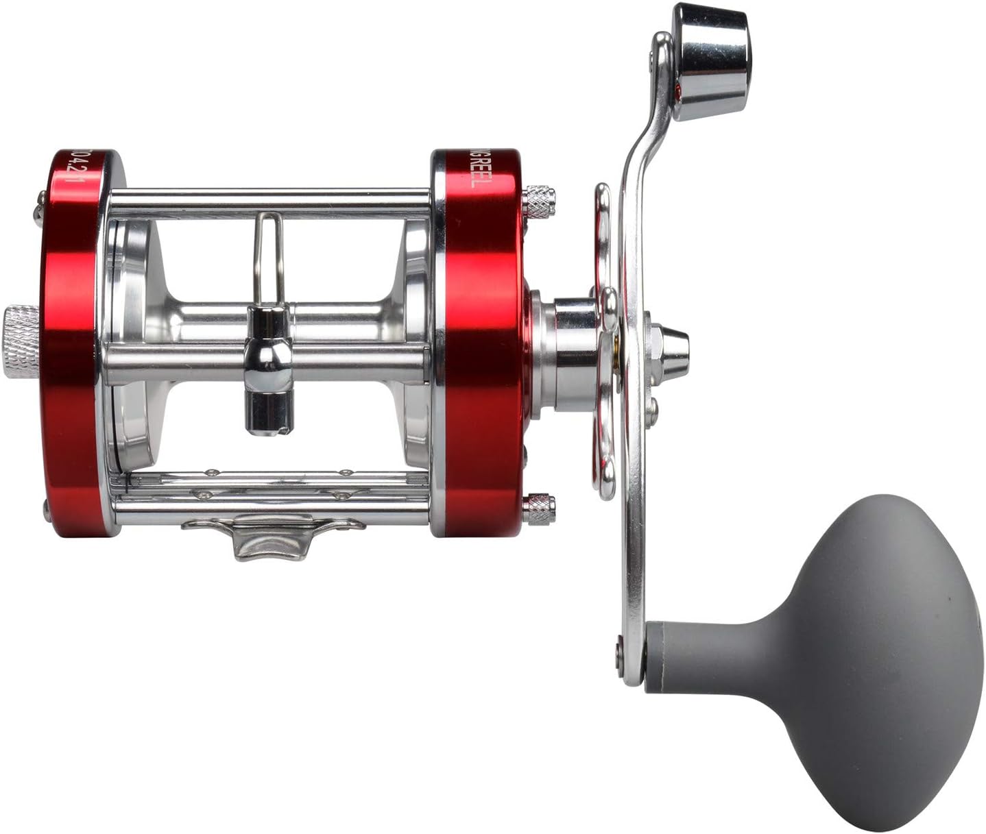 KastKing Rover Round Baitcasting Fishing Reels, Perfect Reel for Catfish | Max Drag: 30 lb, 4+1 BB, 22.8 oz, Reinforced Metal Body, Carbon Fiber Drag System, Oversized Non-Slip TPE Grips
