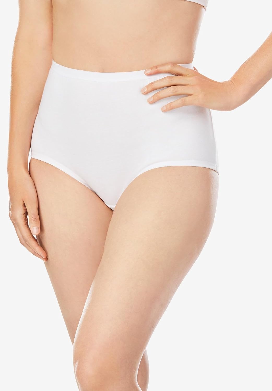 Comfort Choice Full Coverage Stretch Cotton Brief 5 Pack