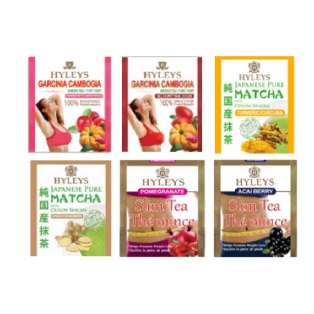 Hyleys 14 Day Weight Loss Tea, Garcinia & Matcha Green Tea, 42 Tea Bags