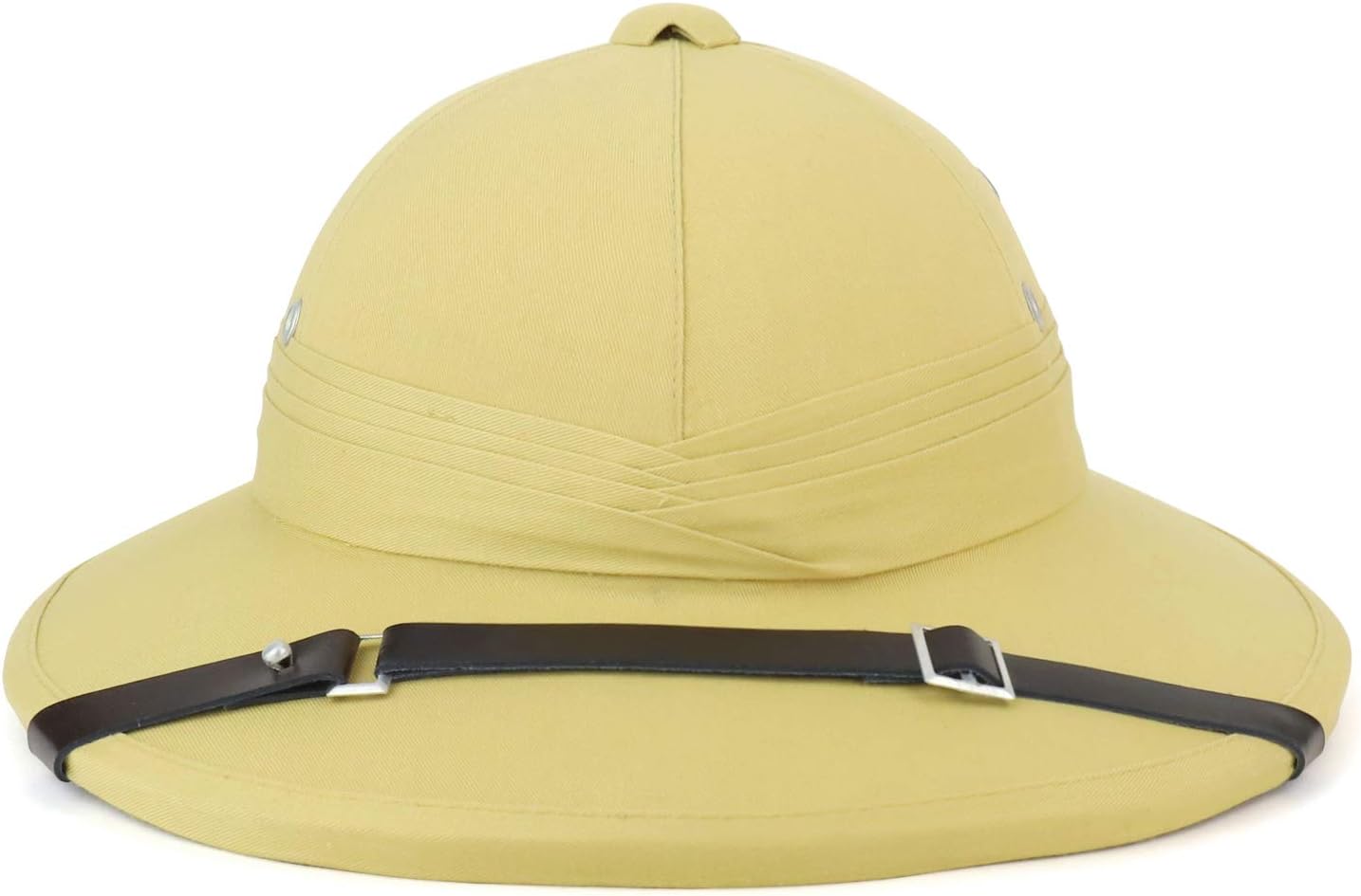 Armycrew French Style 100% Genuine Pith Helmet Safari Hat
