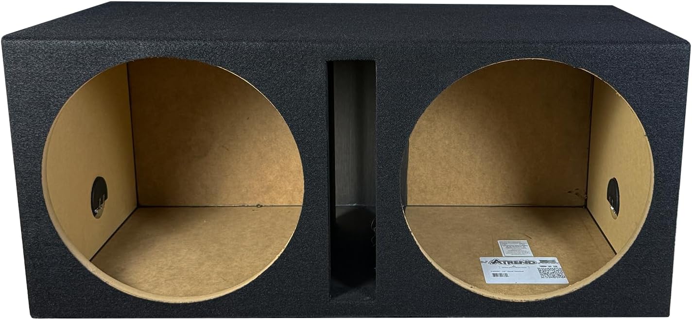 Atrend 15DQV 15” Dual Vented Subwoofer/Speaker Enclosure Made in USA,15DQV