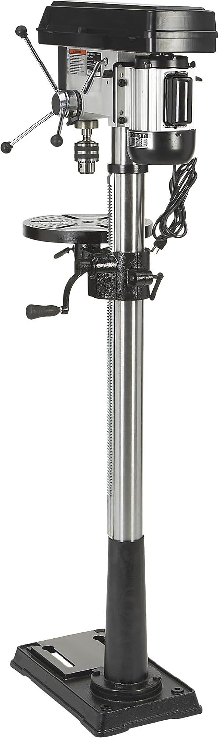 Klutch Floor Drill Press - 16-Speed, 13in. 3/4 HP, 120V