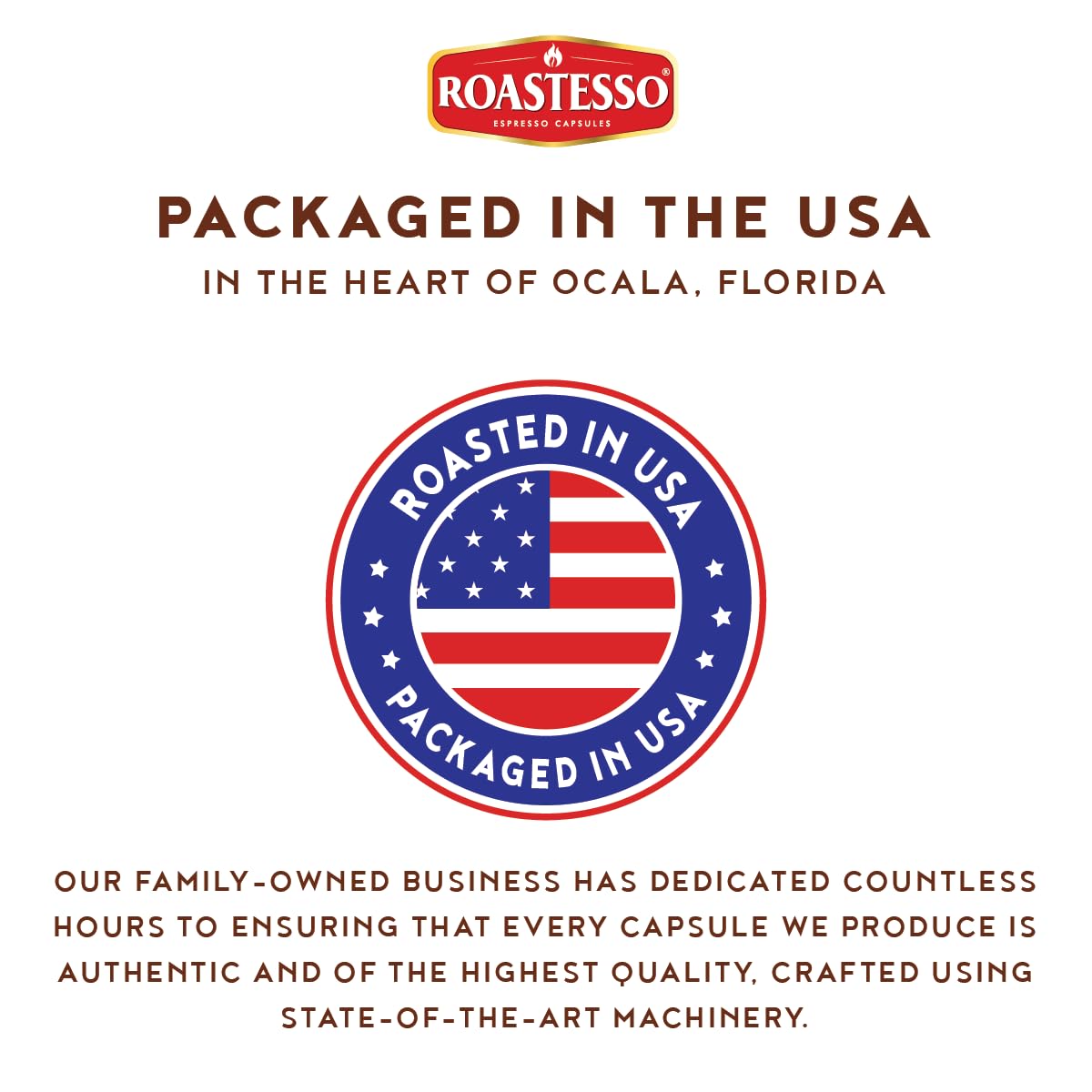 Roastesso, Aluminum Espresso Capsules, Flavors Variety Pack, Natural Flavored Coffee Pods with French Vanilla, Caramel, Chocolate & Hazelnut