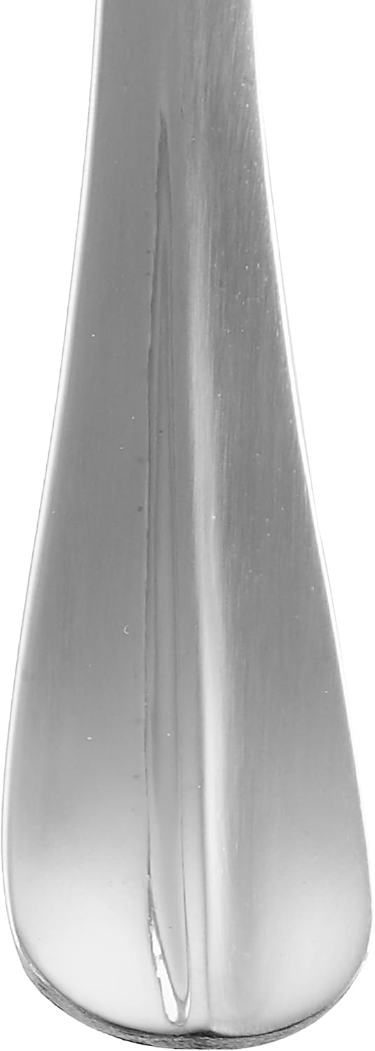 Pfaltzgraff Frost 53-Piece Flatware Set, 18/0 Stainless Steel Silverware Set for 8 with Steak Knives, Serving Pieces, Dishwasher Safe