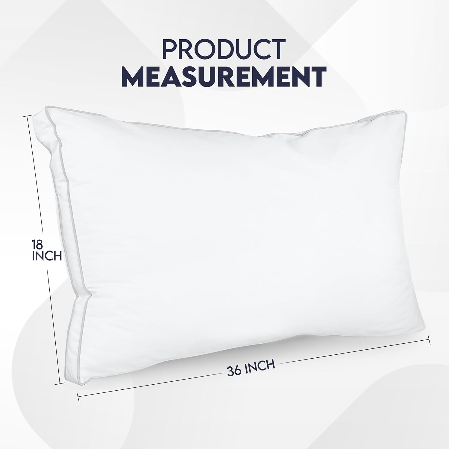 Utopia Bedding Gusset Bed Pillow, Hotel Pillows King Size Set of 2, White