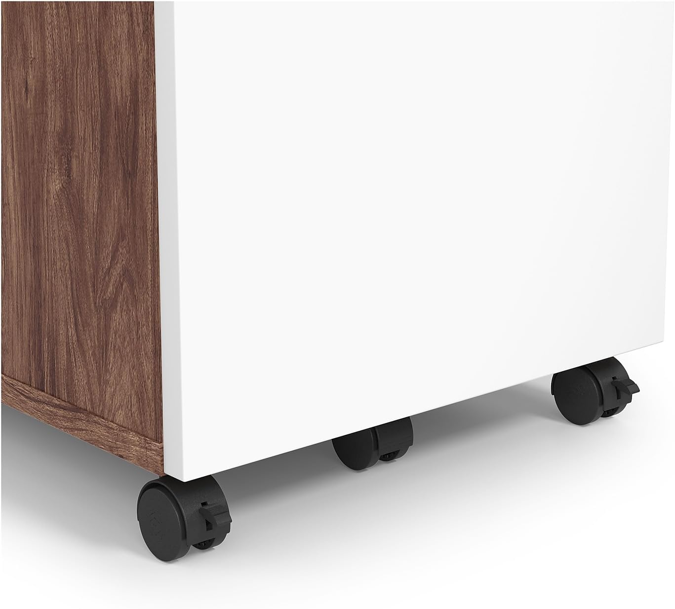 Union & Scale Staples Essentials 3-Drawer Vertical File Cabinet, Letter & Legal Size Documents, Lockable & Mobile, 21.3" D x 15.6" W x 24.3" H, Natural