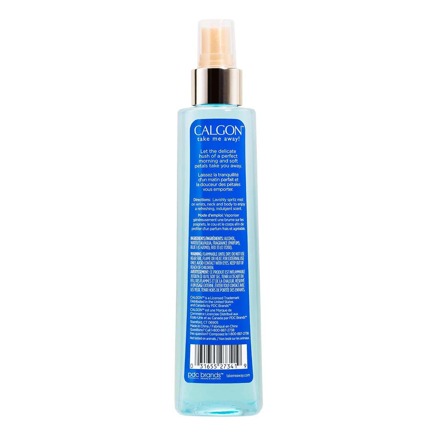 Calgon Fragrance Body Mist, Morning Glory, 8 fl oz