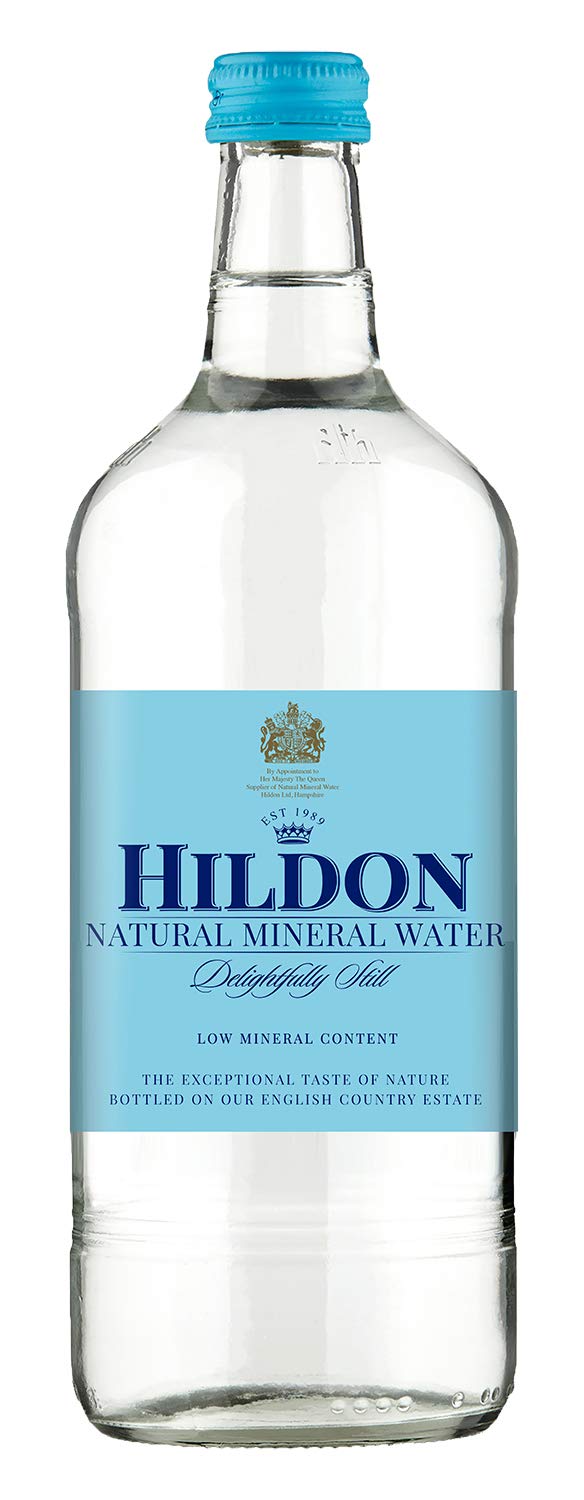 Hildon - Delightfully Still (Non-Sparkling) Natural Mineral Water, 25.3 fl oz (6 Glass Bottles)