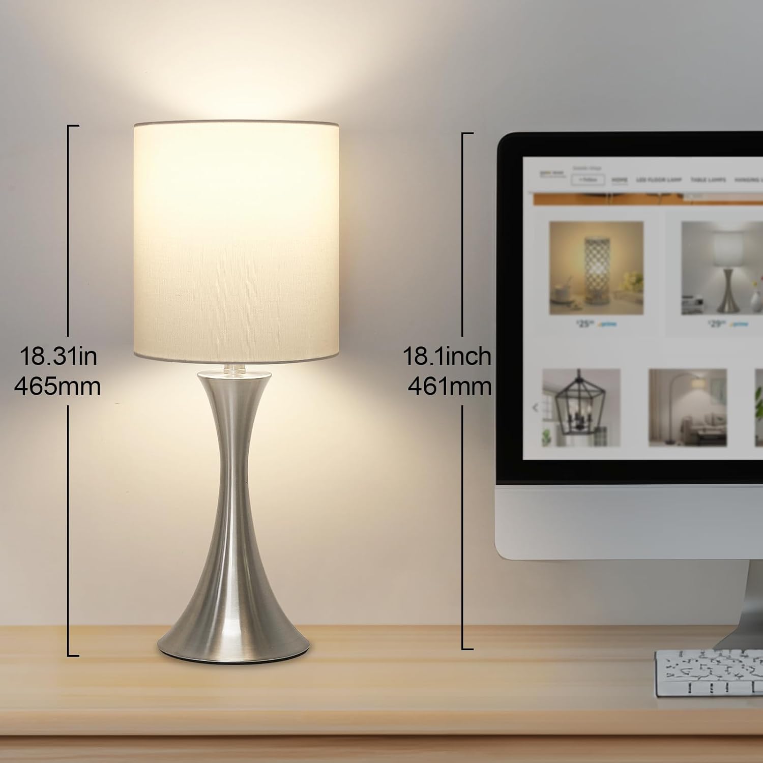 3 Way Touch Control Table Lamp
