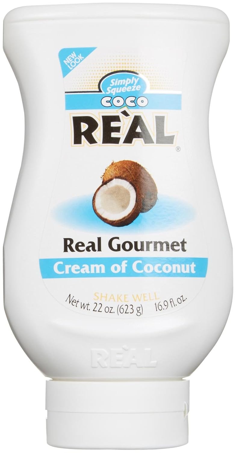 Coco Real Cream of Coconut Squeeze Bottle - 21 oz - 12 Pack