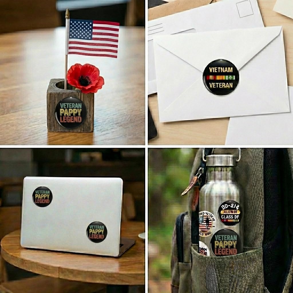 93B Aeroscout Observer OH58 50 Pack Scrapbook Sticker - 1 Inch Small Decals for Planners, Journals, Laptops & Envelope Seals