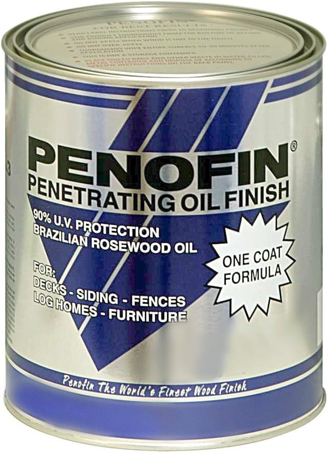 Penofin F5EWRQT Blue Label Premium Transparent Stain (550-VOC), Western Red Cedar, 1 Qt
