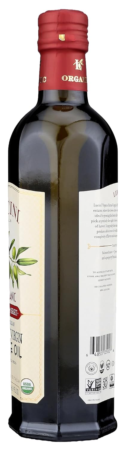 Lucini, Extra Virgin Olive Oil Collection (Premium Select Organic, 500 mL (Pack of 1))