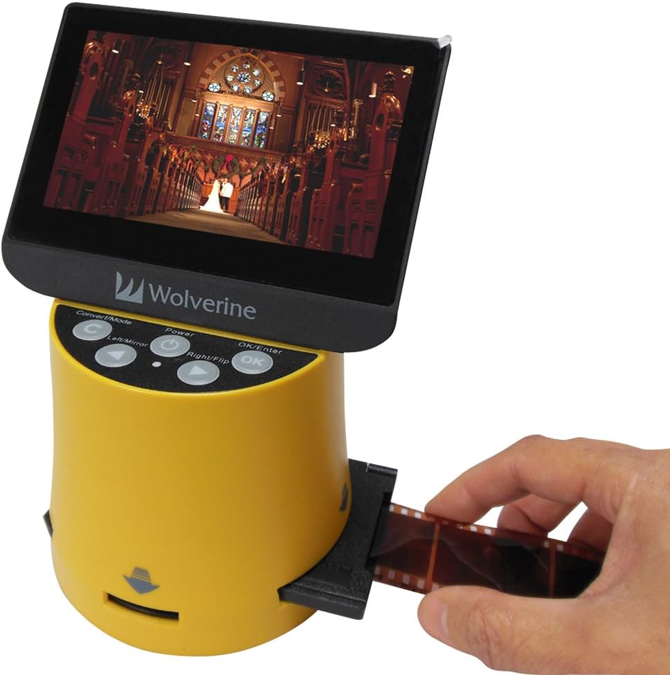 Wolverine Titan 8-in-1 High Resolution 35mm, 127, 126, 110 and APS Film to Digital Converter with 4.3" Screen and HDMI Output