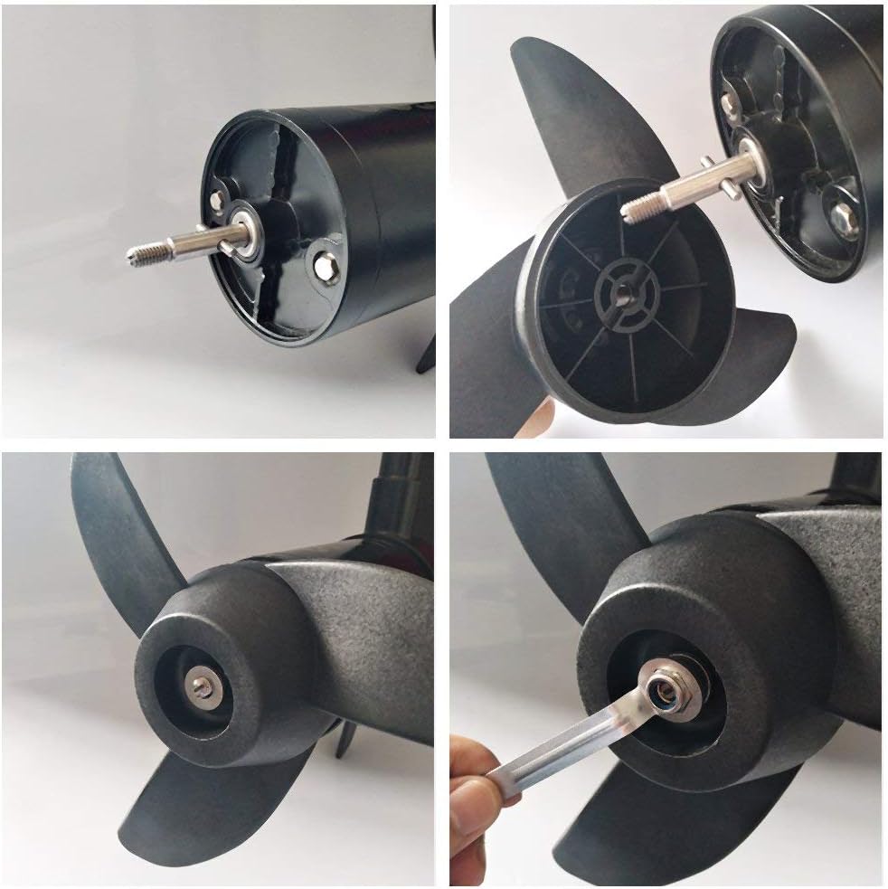 Propellers Electric Outboard Motor Prop for 55lb, 62lb, 86lb Electric Trolling Motors Mount Accessories/Boat 3-Blades Propellers