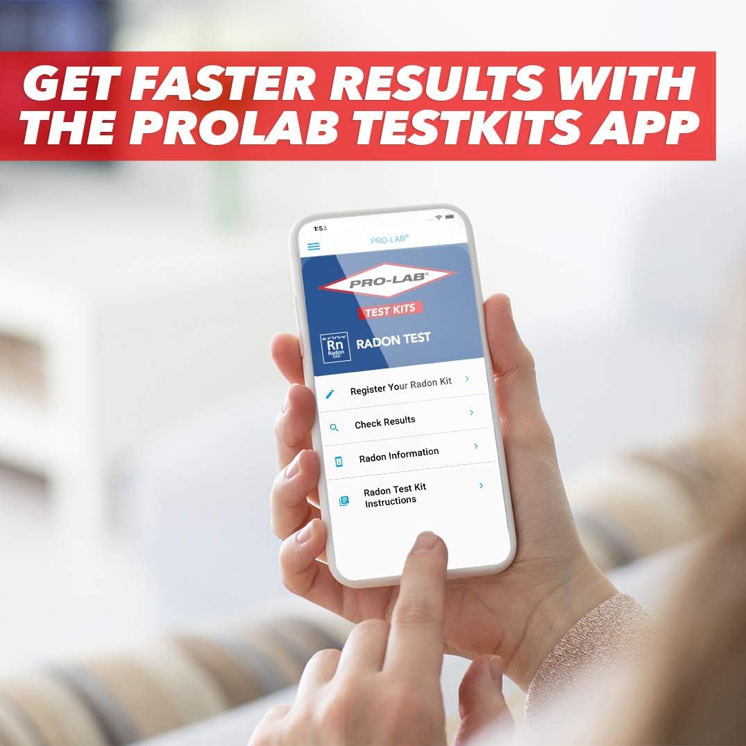 PRO-LAB Long-Term Radon Test Kit for Home - EPA Approved with Advanced Alpha Track Detection Technology - Comprehensive Radon Monitoring - 20 Lab