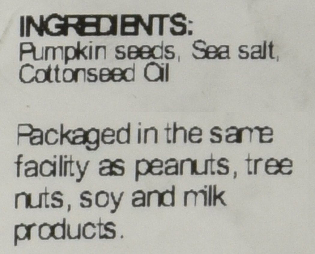 Sincerely Nuts Shelled Pepitas Pumpkin Seeds Salted (2 lb bag) | Delicious Nutrient Dense Low Carb Snack | High in Magnesium & Manganese Minerals |Gluten Free | Kosher |Great for Cooking