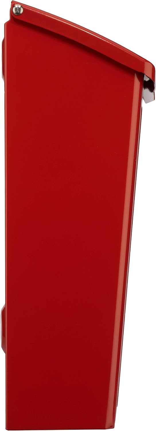 Architectural Mailboxes 2681B Black Marina Wall Mount Mailbox, Small | Galvanized steel build for outside with weather-resistant outdoor construction and a rust-resistant powder-coat finish.