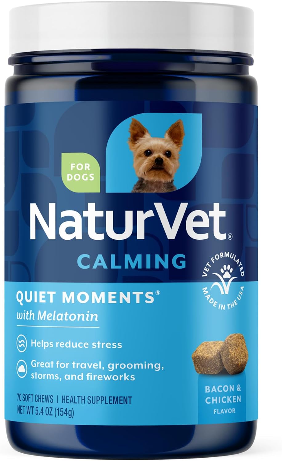 NaturVet Quiet Moments Calming Drops for Cats & Dogs - 2 Oz