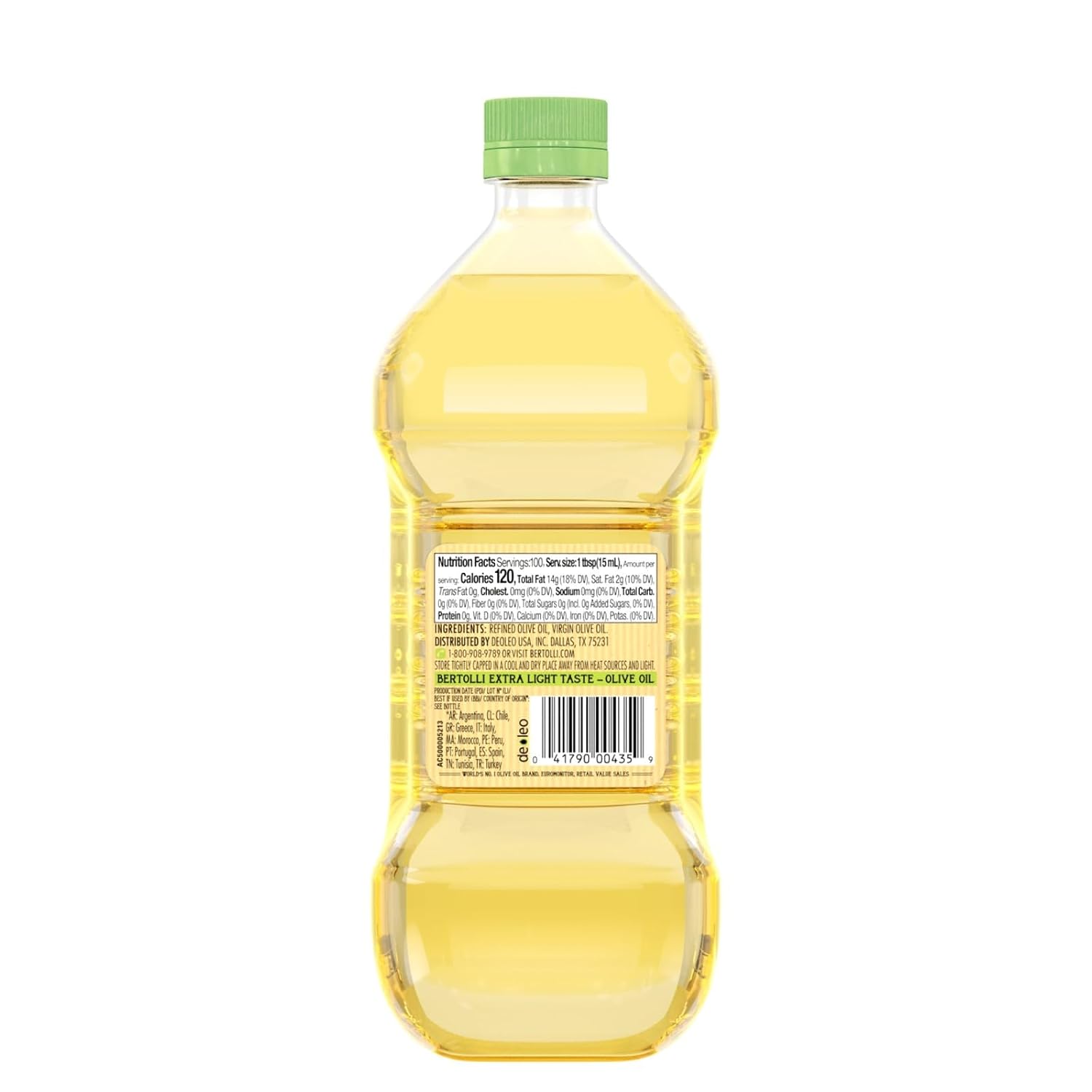 Bertolli Extra Light Olive Oil, Light Taste, 50.7 fl oz