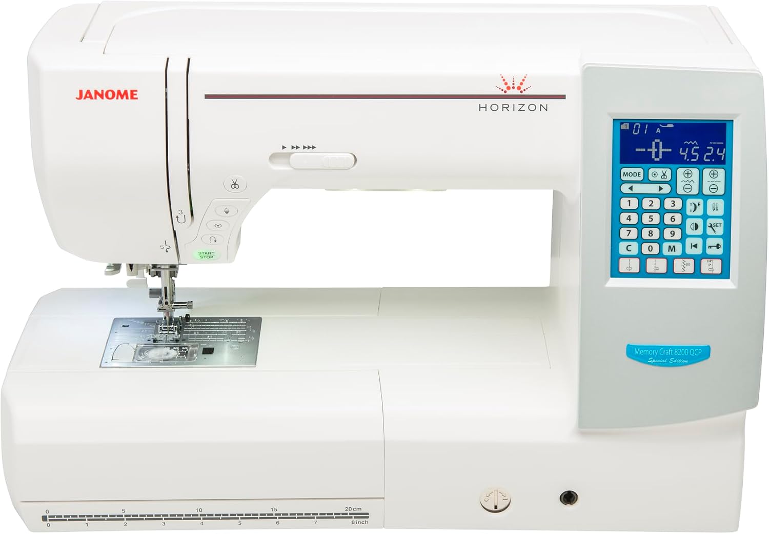 Janome 8200QCP Quilting and Sewing Machine Computerized - Horizon Memory Craft 8200QCP Special Edition
