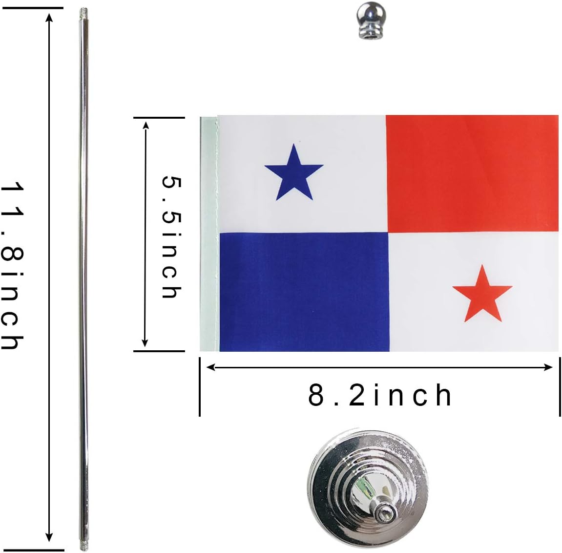Nicaragua Flag - Table & Desk Flag, Office Decor, Festival Banners
