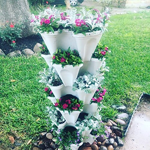 Mr. Stacky 5 Tiered Vertical Gardening Planter, Indoor & Outdoor