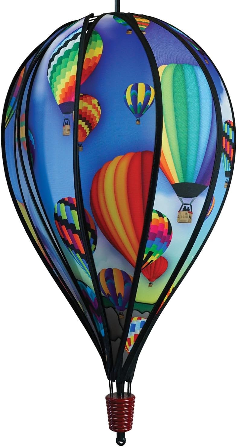 In the Breeze 0990 USA Flag 10-Panel Hot Air Balloon Wind Spinner
