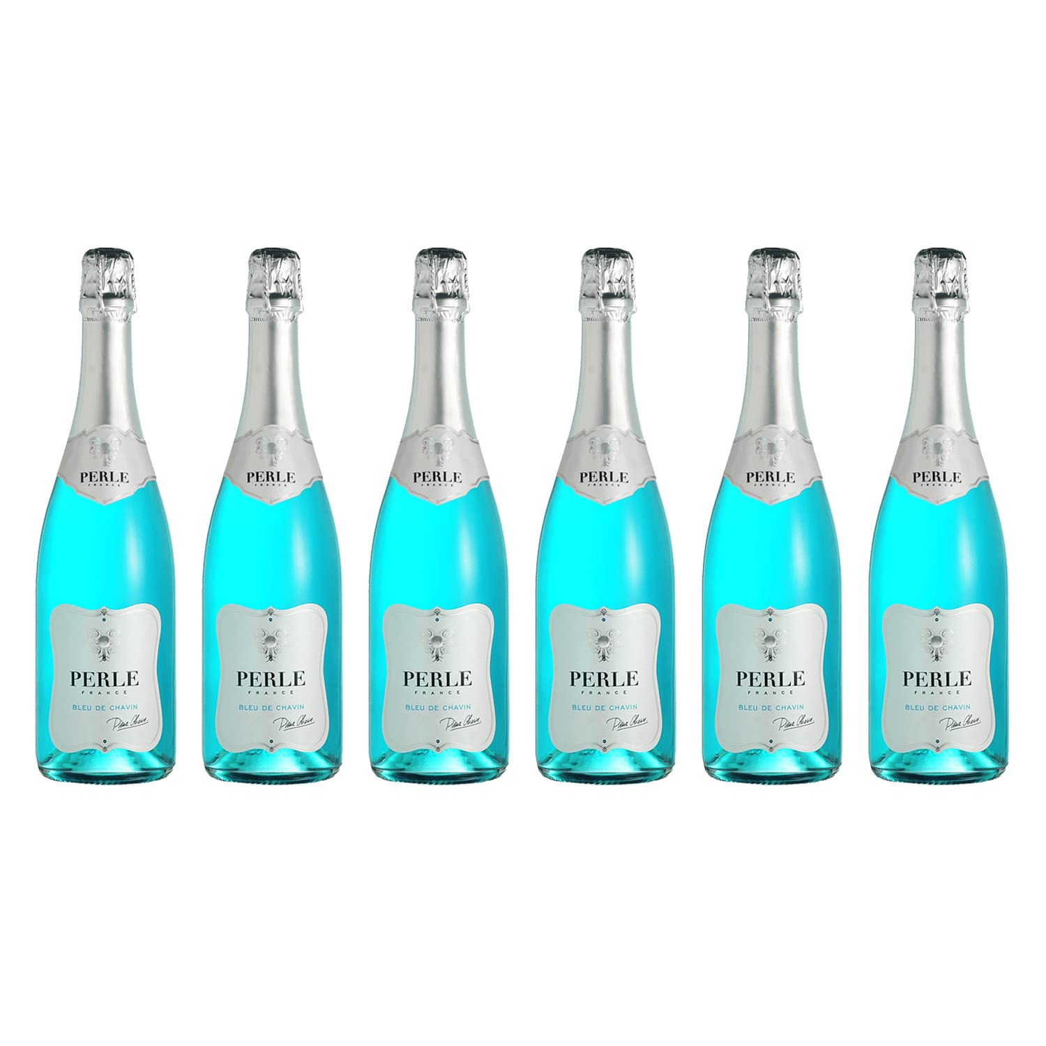 Pierre Chavin Perle Blanc Alcohol-Free 0.0% Sparkling White Wine Alternative From France, Low Calorie, Halal Certified, Vegan, and No Sulphites 750ml