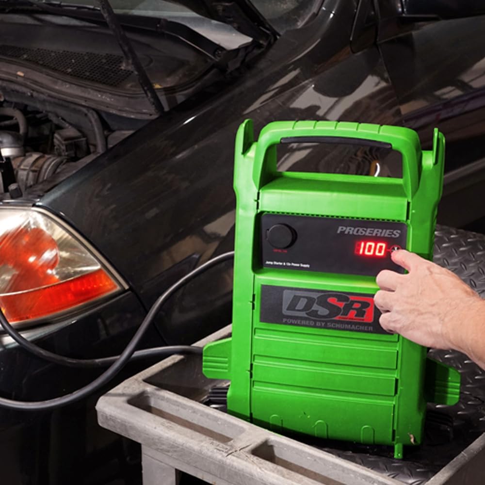 Schumacher Electric DSR Pro Series Portable Jump Starter & Power Station - 12V Jump Box for Car
