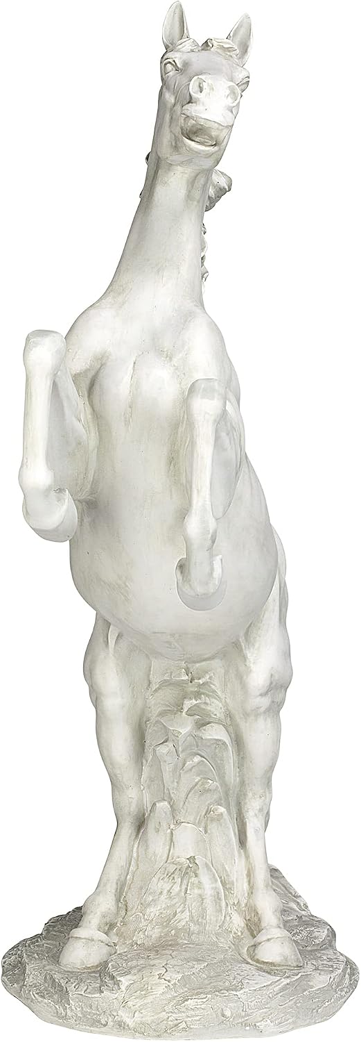 Design Toscano JE111291 Majestic Mustang Horse Statue,ancient ivory