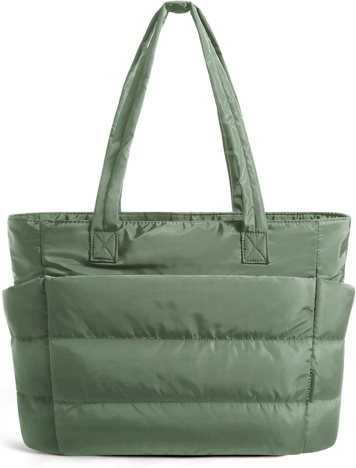 BAGSMART Tote Bag for Women, Lightweight Puffy Tote Bag with Compartments Shoulder Bag Handbag for Travel, Work, Gym | Lightweight