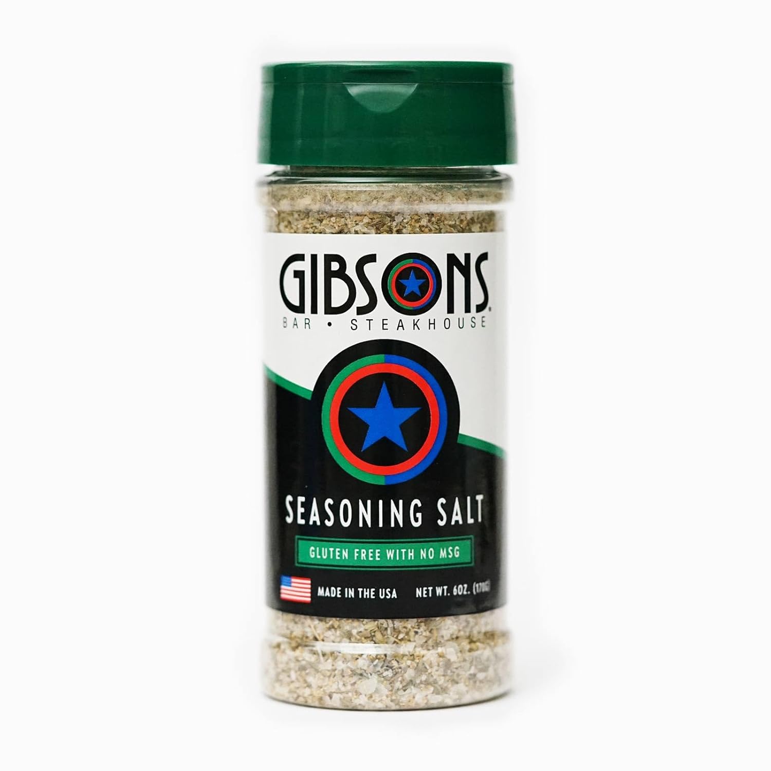 GIBSONS STEAKHOUSE Seafood Seasoning, 5.5oz Bottle