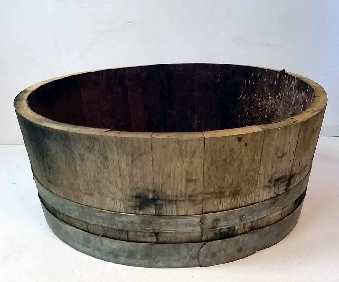MGP Brown Oak Whisky Barrel Planter