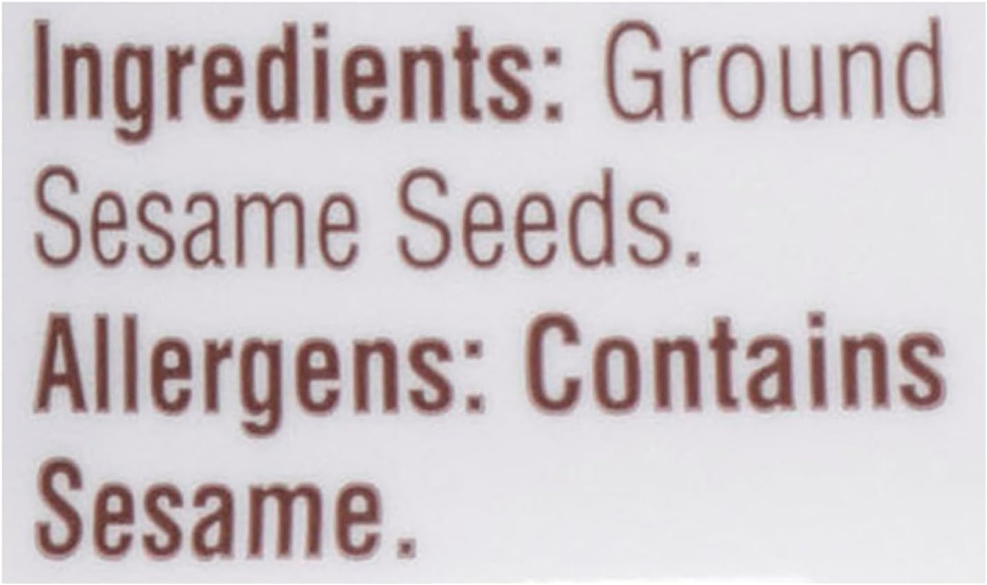 Sadaf Sesame Tahini Paste - 100% Pure Sesame Paste from ground sesame seeds - Tahini paste for Hummus