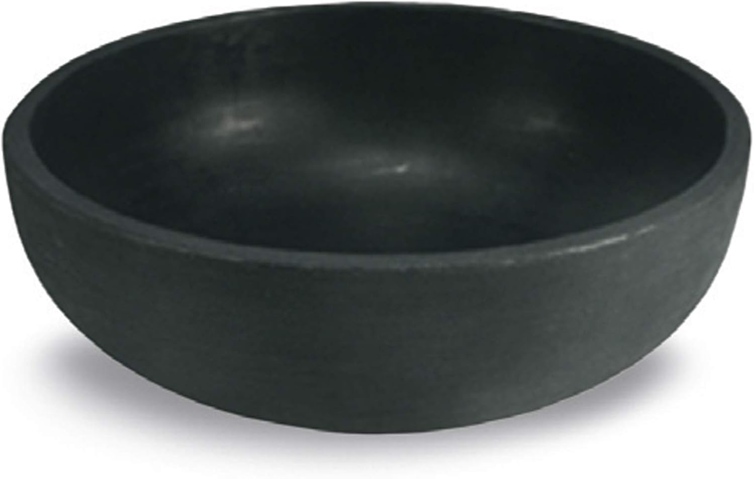 Crescent Garden Orinoco Planter Bowl – Double-Walled Resin Pot for Succulents, Flowers Without Drain Hole - 21" W x 8.25" H (Weathered Concrete)
