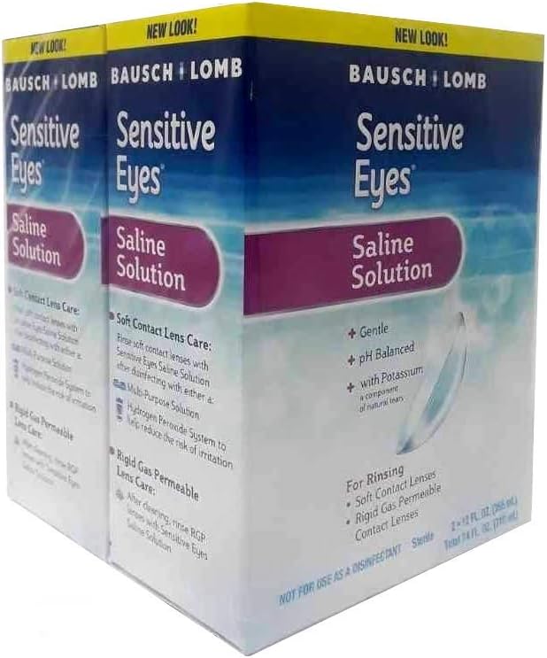 Sensitive Eyes Plus, 12 Fl oz, Twin Pack by Bausch & Lomb