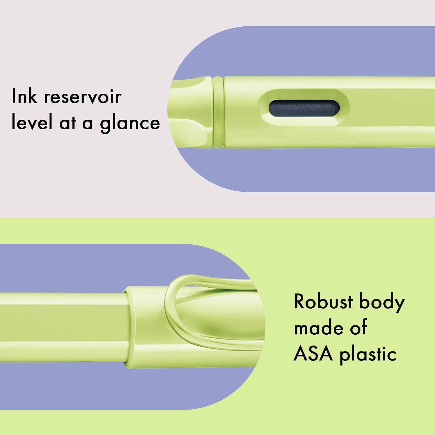 LAMY safari umbra - Fountain Pen with ergonomic grip & polished steel nib in size F - ideal for any Writing & Calligraphy - including LAMY T 10 blue cartridge - Right-Handed