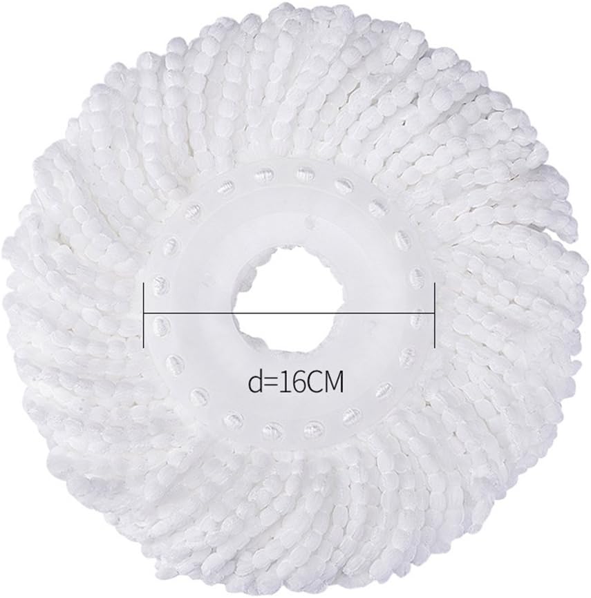 3 Pack Mop Head Replacement Spin Mop Replacement Head Microfiber Spin Mop Refills Easy Cleaning Round Shape Standard Size