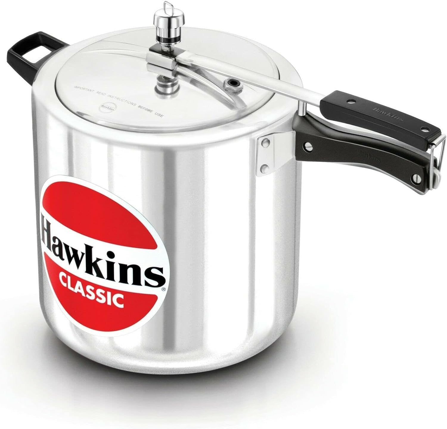 Hawkins Aluminium 8 Litre Classic Pressure Cooker, Tall Design Inner Lid Cooker, Big Cooker, Silver (Cl8T)