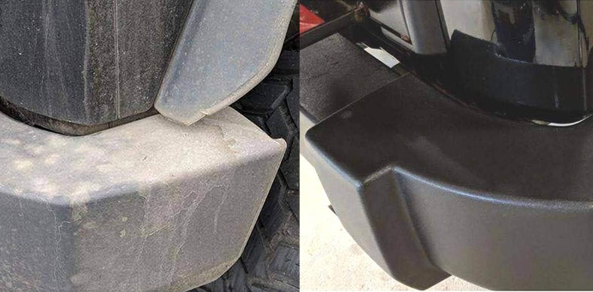 RUGGED RESTORE Trim Coat Plastic Restorer Kit | Restores Dull Faded Dried Out Interior Exterior Plastic Vinyl Rubber Trim Flares Fenders Bumpers