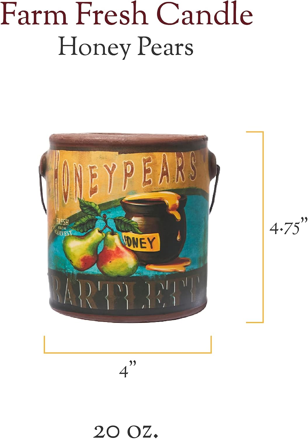 A CHEERFUL GIVER 95hr 20oz Scented Candle - Balsam Fir - Multi-Wick Glass Candle - Gifts For Men and Women