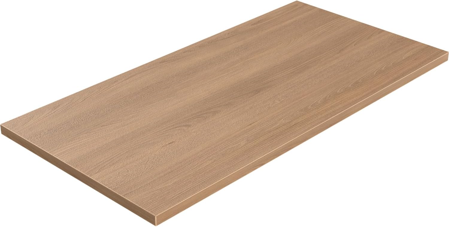 Rectangular Wood Table Top, 71x32x1 in Solid One-Piece Workbench Top | Wood Table Top Particle Board For Standing Desk, Home Office DIY Countertop, Washer Dryer, Coffee Bar And Workbench Use