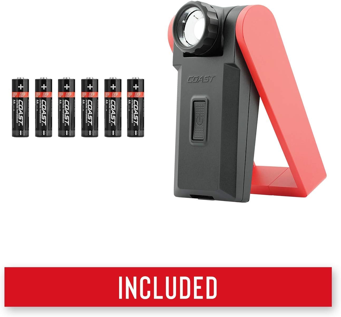 Coast PM300 700 Lumen Magnetic Focusing Worklight with 360-Degree Rotating Handle and Pivoting Beam