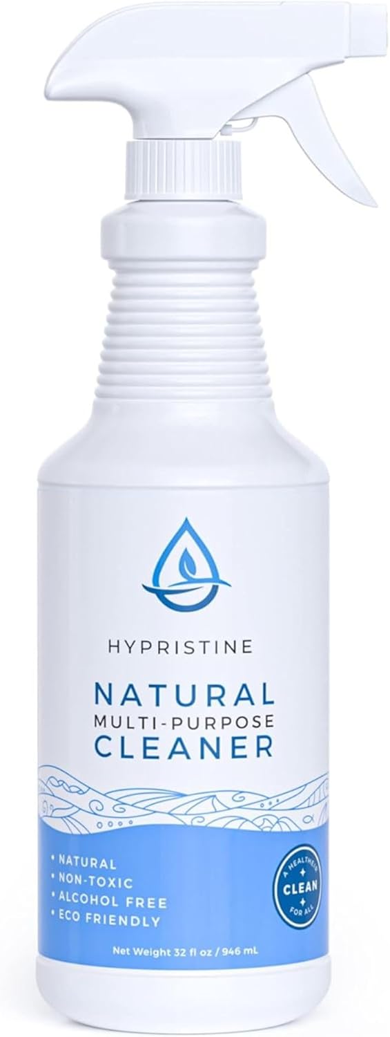 Hypristine Natural Multipurpose Surface Cleaner, 32 fl oz Spray Bottles, 1 Pack